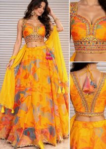 Vibrant Floral Lehenga Choli Set