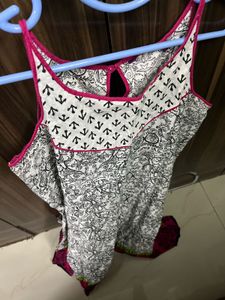 shrishti new summer strappy kurti
