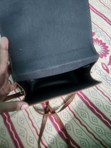 imported Stylish Brown Quilted Crossbody Bag