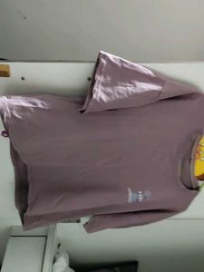 Cute Oversized Purple T-Shirt