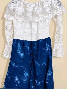 White Lace Off-Shoulder dress
