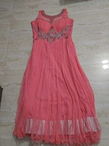 Beautiful Pink Embellished Kurta Set