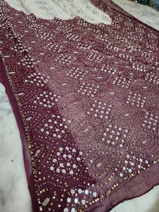 Navratri special saree with blouse