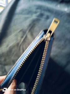 New Stylish blue  glitter Textured Wallet