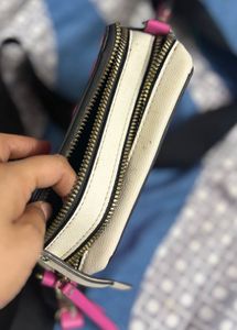 Chic Black and White Crossbody Bag