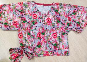 floral print top