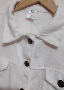 White Crop Jacket For Girl Or Women 36 Bust