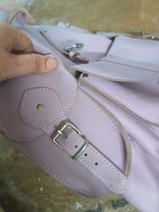 GrafeaStylish Lavender Leather Backpack