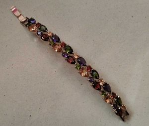 Elegant Gemstone Bracelet &amp; Necklace Set