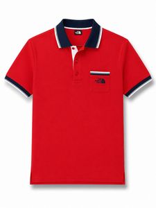 The North Face Red Short Sleeves Polo T-Shirt