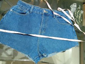 Trendy denim shorts