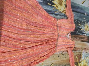 Embellished Crape Kurta with pant