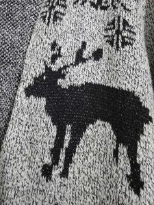 Cozy Reindeer Knit Cardigan