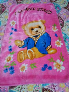 Cute Teddy Bear "Twinkle Stars" Blanket
