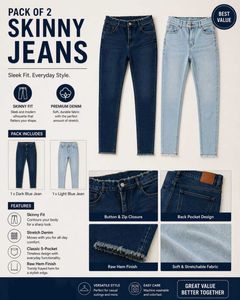 Pack of 2 Skinny Jeans