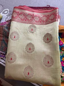 Elegant Silk Blend Saree