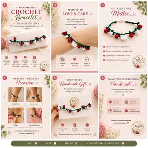 Handmade Crochet Bracelet