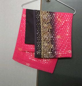 Designer Sequined Saree