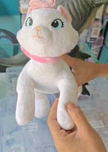 musical Cute White Cat Plush Toy