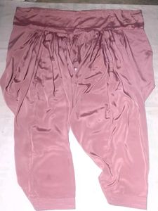 Elegant Rose Pink Silk Salwarsuite crep