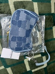 Savana Urbanic Denim Patchwork Bag