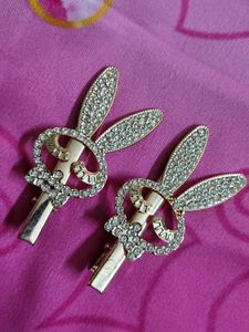 Cute Bunny Hair Clips Set