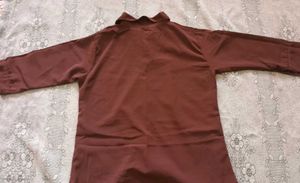 Classic Maroon Button-Up Shirt