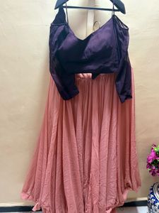 Beautiful Peach Lehenga choli
