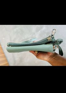 Stylish Mint Green Handbag