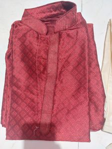 red deginer set ♥️ men pant kurta