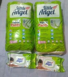 Little Angel Baby Diapers &amp; Wipes Bundle