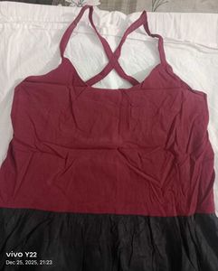 Casual Colorblock Dress