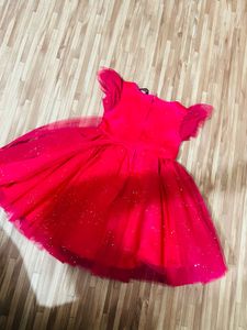 Girls Pink Party Dress new
