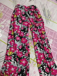 Floral Wide Leg Pants