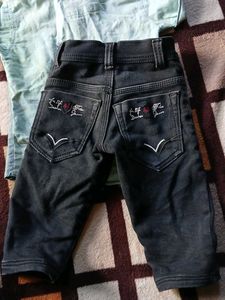 Boys Blue Shirt and Jeans Set