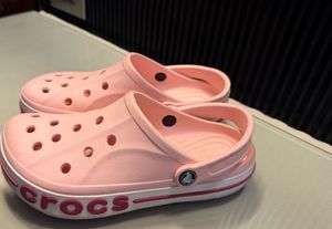 Pink Crocs