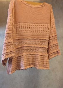 ONLY Peach Knit Top (S)