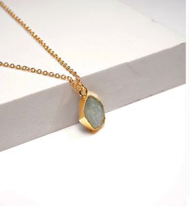 Crystal Blue Amazonite Semi Precious  Necklace
