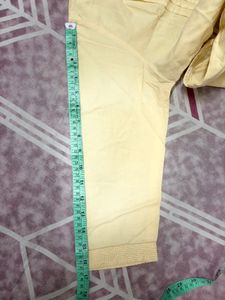 Yellow Cotton Top with Buttons
