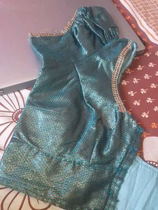 New Stylish Grand  Teal Green Designer  Blouse