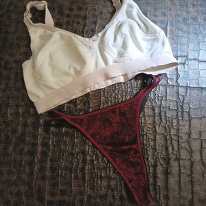 Comfortable Bra and Panty Set