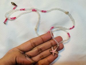 Starfish charm Beaded Necklace