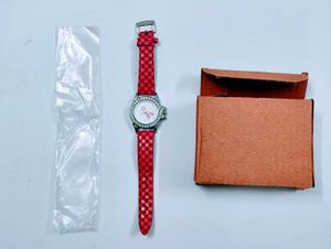 Red Watch with Crystal Diamond for Girls/Women
