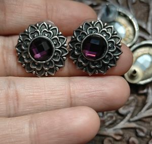 Oxidised Brass Studs