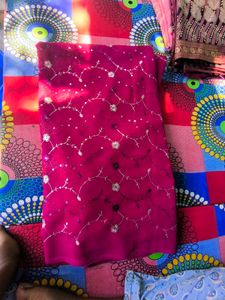 pink saree (new