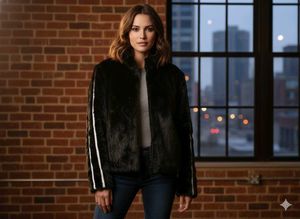 Stylish Faux Fur Jacket