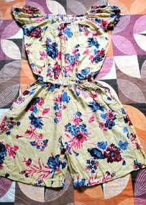 Floral Print Jumpsuit
