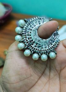 Exquisite Pearl Jhumka Earrings