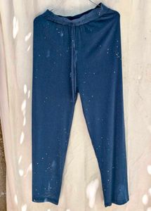 2299. Blue mesh sparkly pant