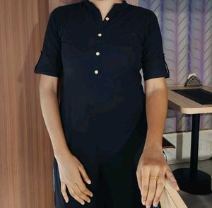 Peach Kurta with Embroidery